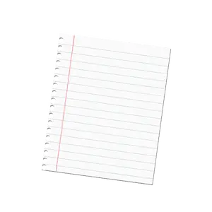 Folha de papel para anotações