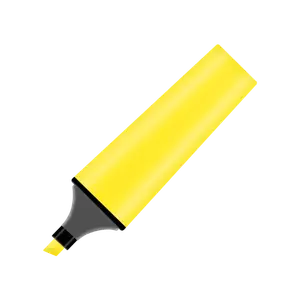 Marca-texto amarelo