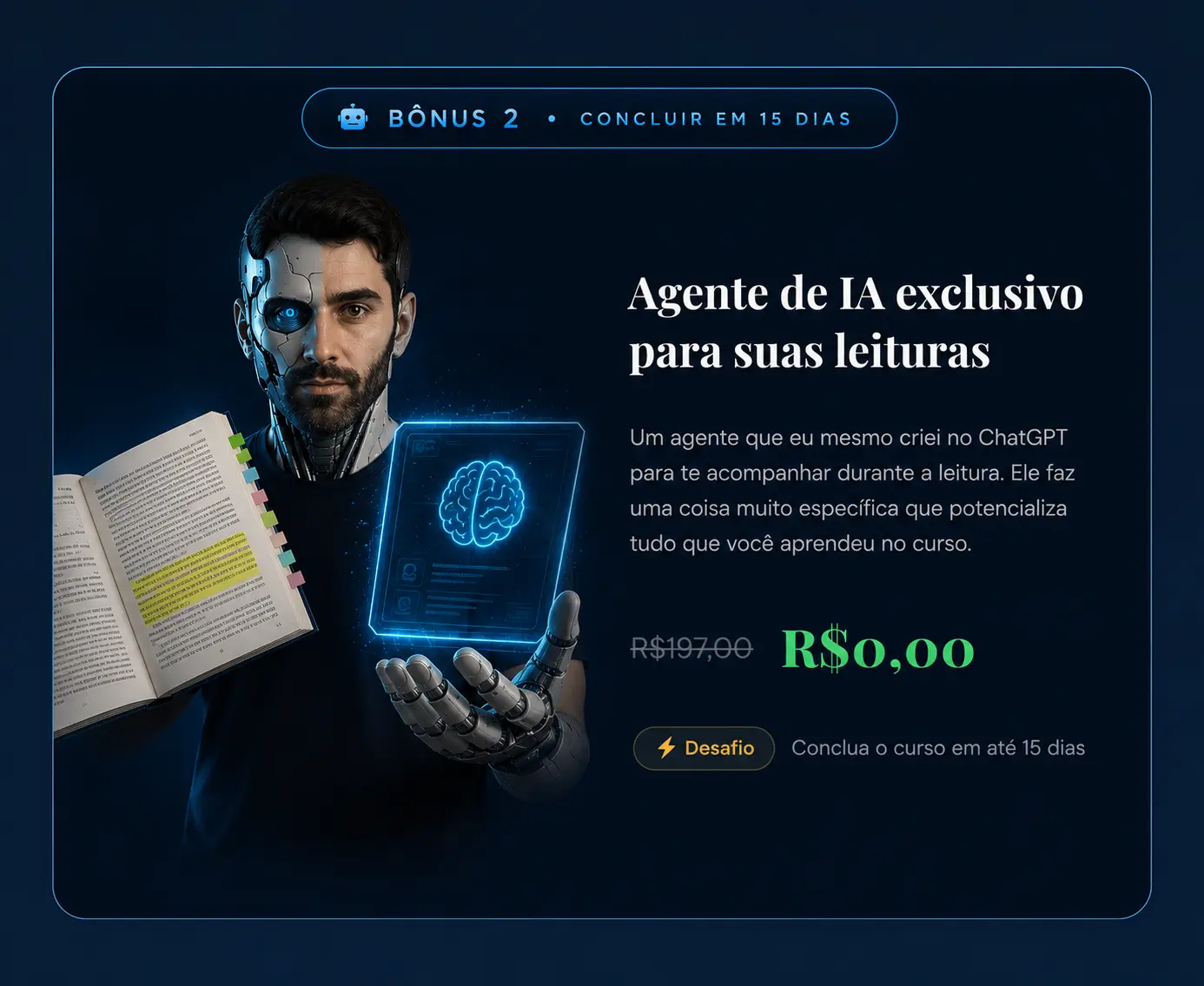 Bônus Agente de IA exclusivo para leitura
